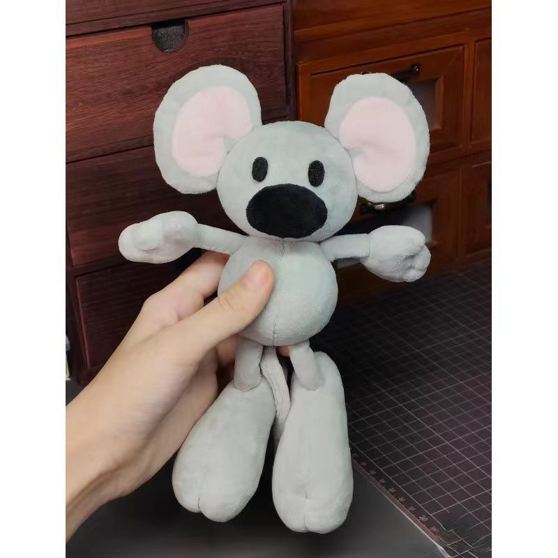 小红书同款加菲猫小吱手工毛绒玩偶可爱公仔超萌老鼠挂件包挂饰