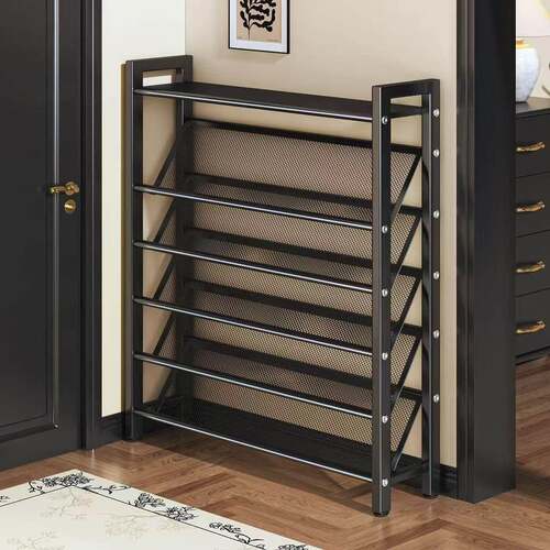 Ultra-thin multi-layer shoe rack, slim household entryway sh