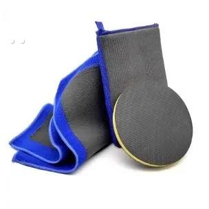 洗车磨泥布手套魔泥白车专用汽车美容用品粘土强力去污擦车去飞漆