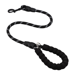 狗狗牵引绳短款中型大型犬防爆冲金毛哈士奇拉布拉多遛狗绳狗链子
