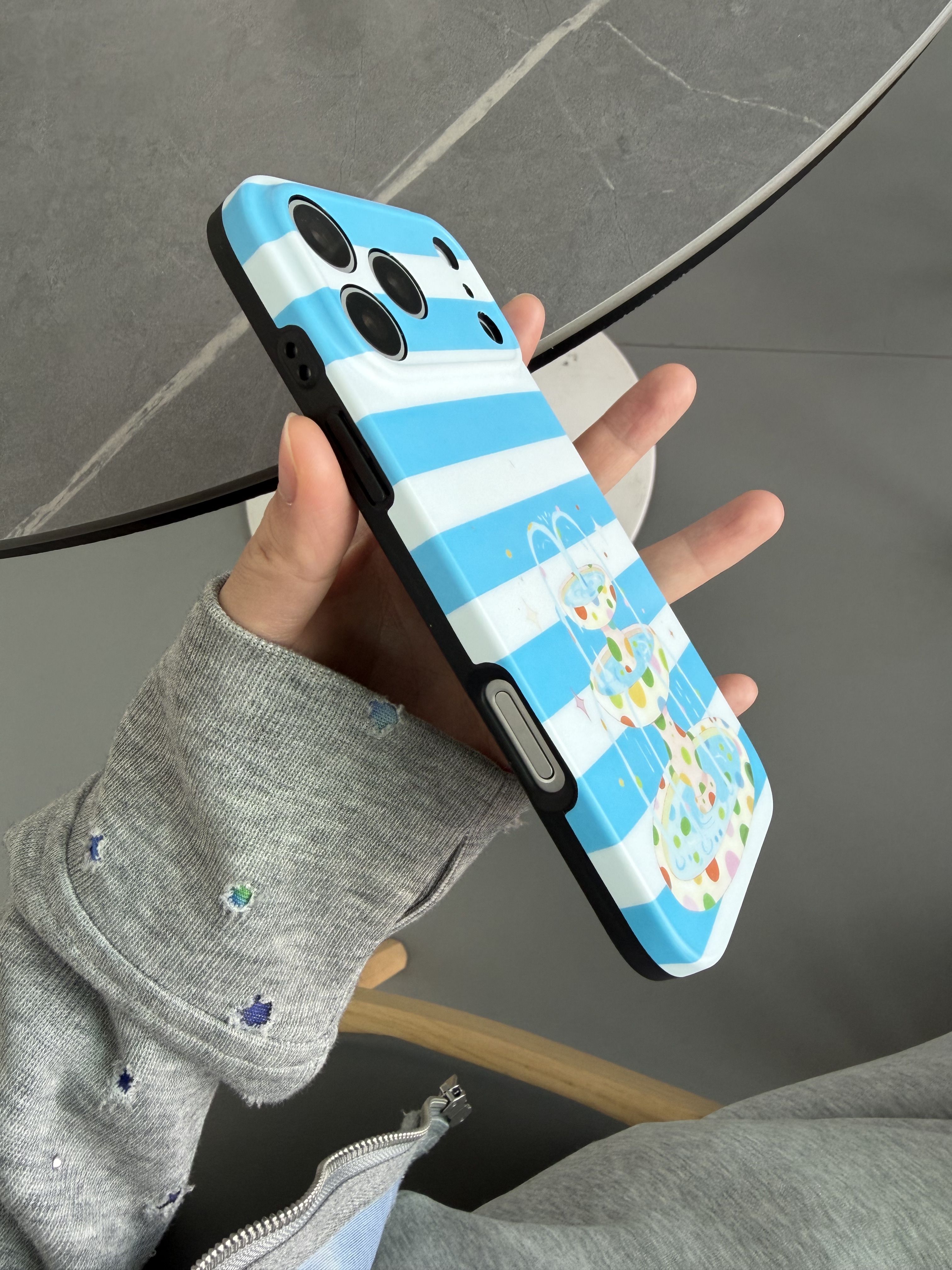 BEDOS 原创设计许愿池单层半包imd黑边软壳精孔磨砂简约iphone手机壳图片
