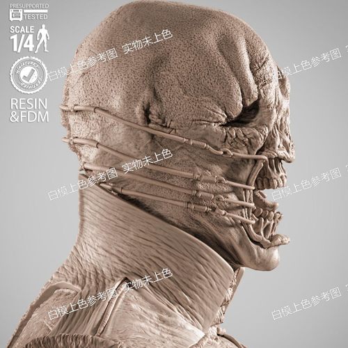 独家gk现货白模喋喋怪3d打印模型上色练习雕像高颜值