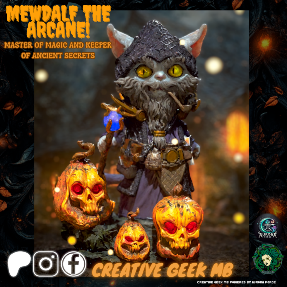 独家gk白模卡通南瓜巫师3d打印模型白模上色练习高颜值