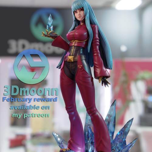 KOF 拳皇 库拉3d打印模型文件STL数据文件高精度24H自动发货0.03