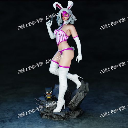 独家gk现货白模杰娜·赫德森3d打印模型上色练习雕像高颜值