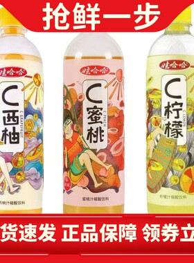 娃哈哈C系列果汁汽水饮料530ml