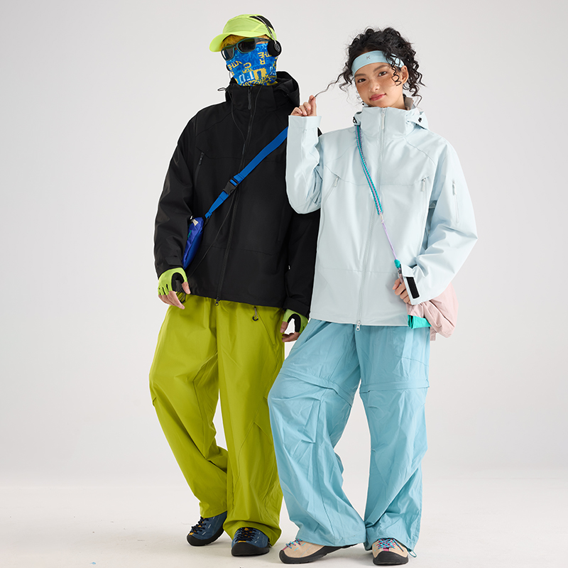 冲锋衣三合一情侣高双刷双摇