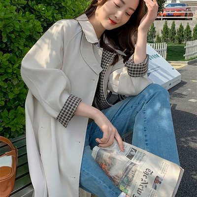 风衣外套小个子女2024新款春秋日
