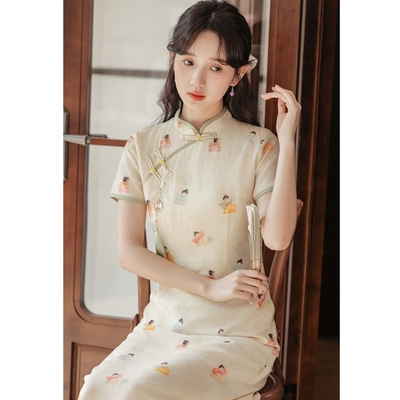 新中式国风高端精致连衣裙女夏季