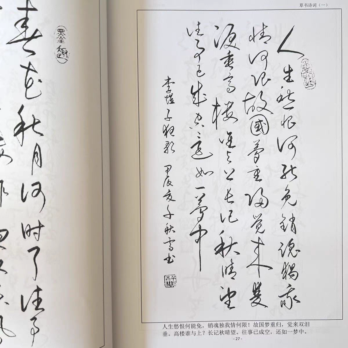 草书诗词硬笔字帖硬笔实用练字帖适合喜欢书写爱好书法