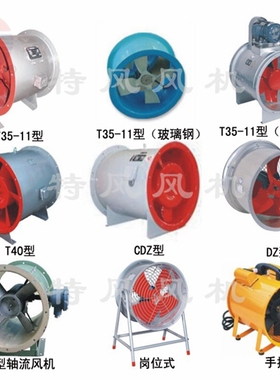 特风DZ、T35-11、T40、CDZ低噪音工厂换气抽风轴流风机管道壁式