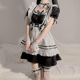 情调内衣女仆cos制服洋装大尺码纯欲诱惑 性感女佣睡衣jk情侣套装