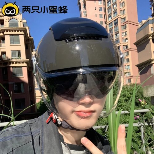 两只小蜜蜂头盔3C认证新国标A类
