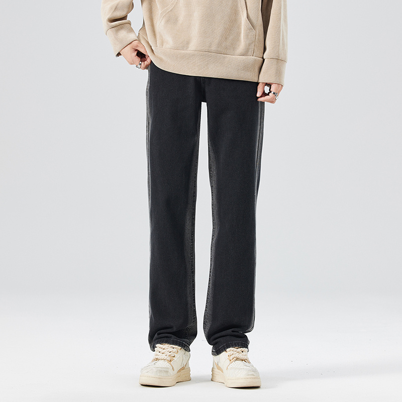 2023牛仔裤LEECHEUNG磨白秋季