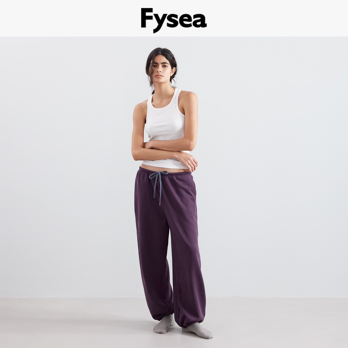 Fysea休闲束口溜达卫裤