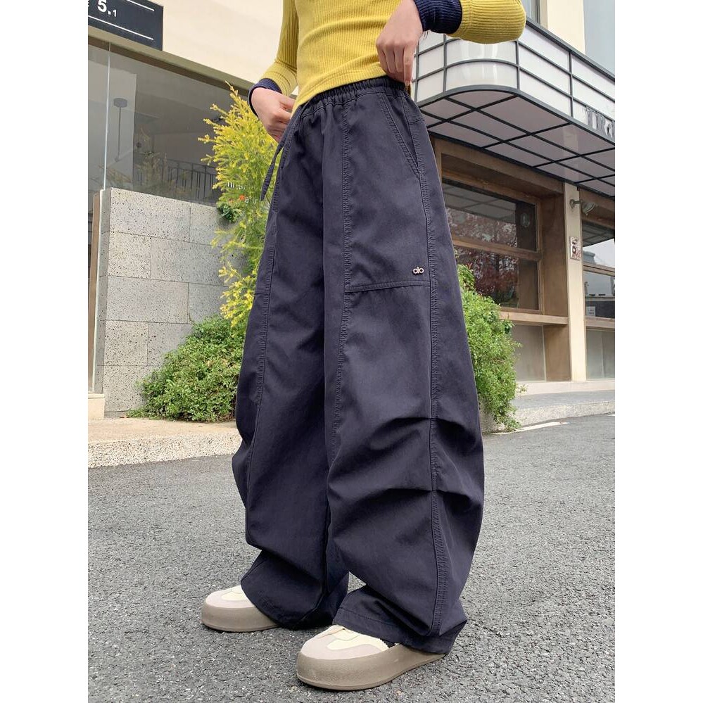 官方品牌女童早春工装裤2026春款新款中大童宽松休闲阔腿裤春秋季