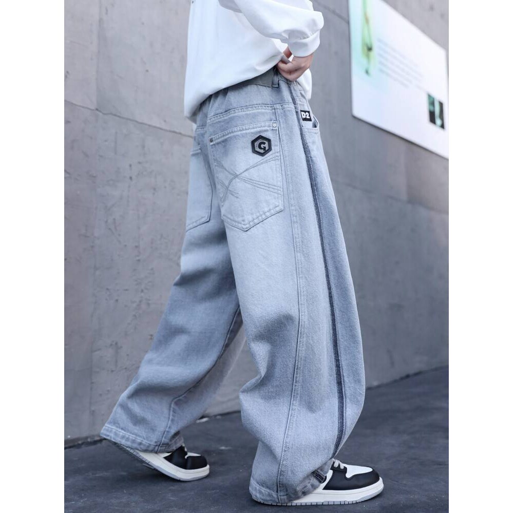 官方品牌男童春季牛仔裤中大童洋气裤子秋季2026新款韩版春款休闲