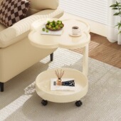 茶几小圆桌子可移动床边桌简约家用客厅沙发边几简易创意置物架子