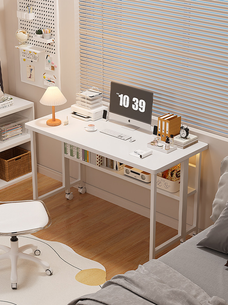 床边桌可移动升降电脑桌简约学生书桌卧室宿舍简易家用学习小桌子