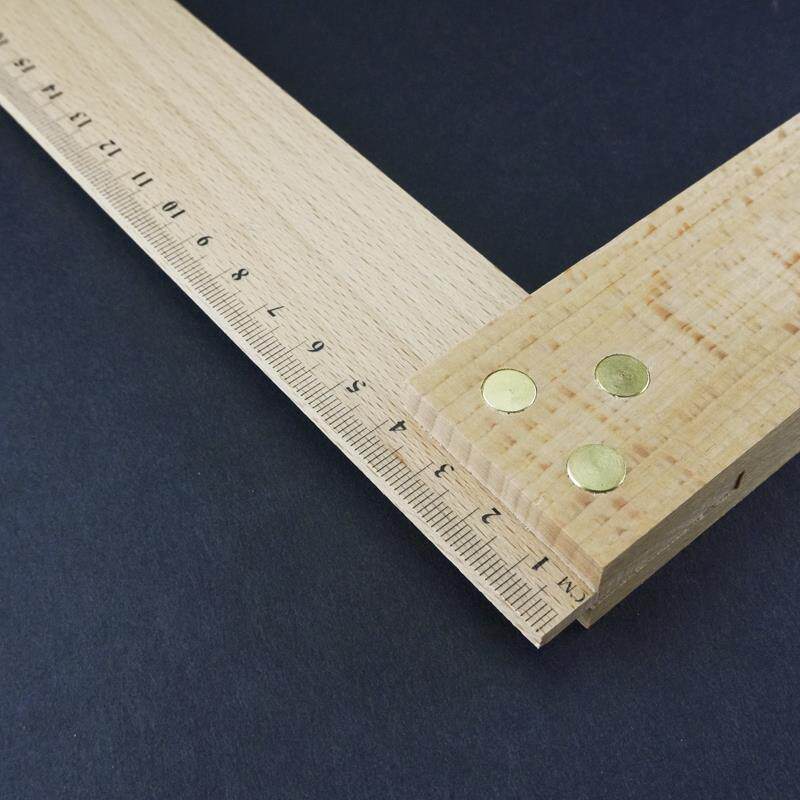 现货实木角尺榉木尺子直角90度L型尺拐尺木工坊T木匠中小学木艺劳