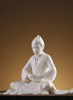 速发斗战胜佛大圣摆件中居装饰工玄关品艺品新家式造景摆设