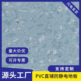 导抗静电塑胶地板 耗散车间无尘机房仓库地板贴pvc防静电地胶