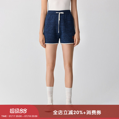 【美丽诺羊毛】羊织道复古短裤女