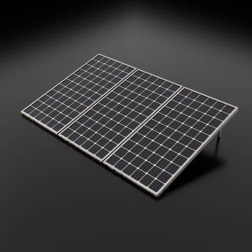 Solar panel 3D模型STL源文件3D打印素材OBJ下载GLB场景装饰 4645