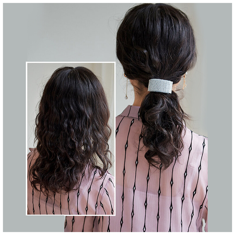 长发公主整顶假发女全头套式中老年假发女中长发妈妈中长卷发羊毛