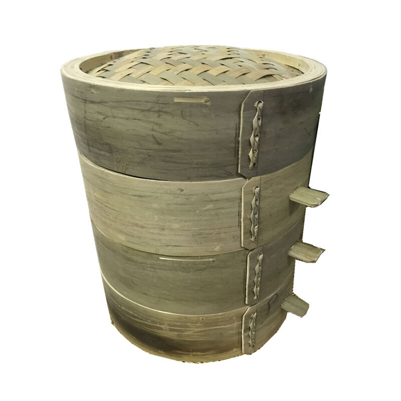 纯手工全青皮无胶水竹制竹编田园小笼包加深竹笼屉竹蒸屉家用蒸笼