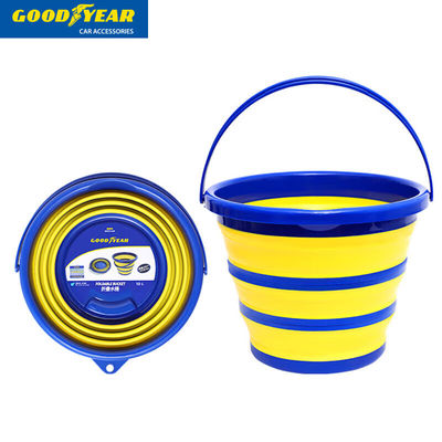 固特异（Goodyear）折叠水桶多功能洗车户外车载大容量钓鱼桶家用