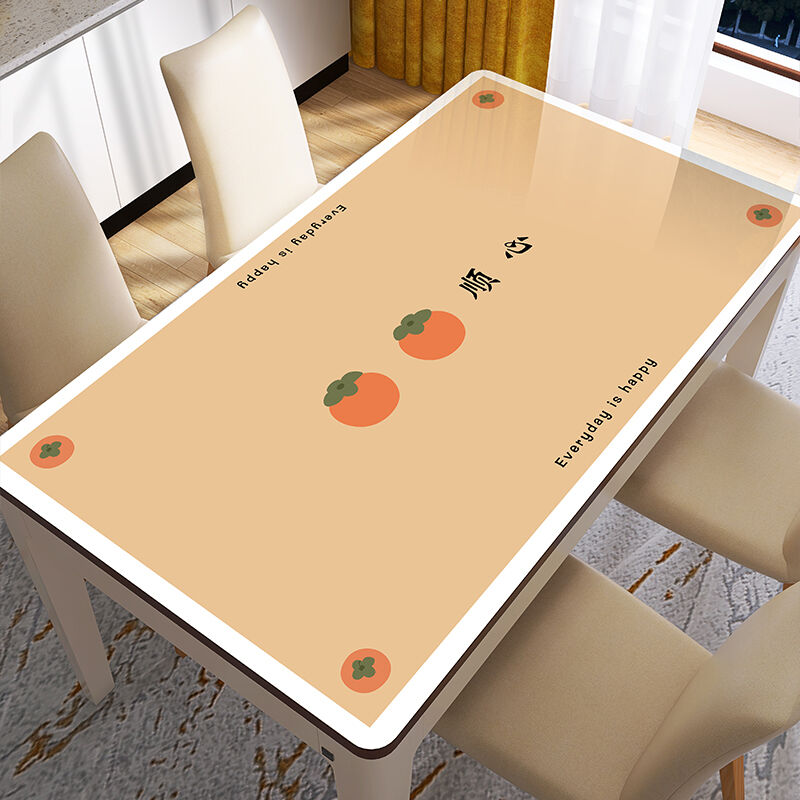 君影桌布防水防油防烫免洗长方形软玻璃pvc餐桌垫茶几电视柜台布