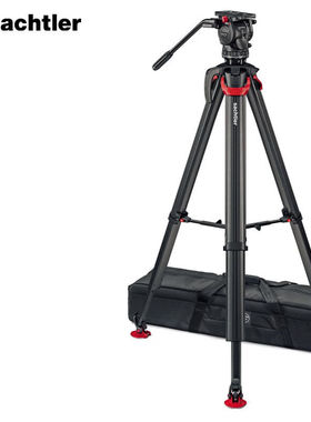 萨拿沙雀aktiv8T液压云台flowtech75快速升降碳纤维中置三脚架套