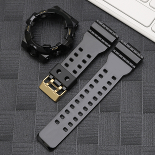 5413 适用于卡西欧黑武士表带GA 735 710 5522冰韧透明外壳 700SK