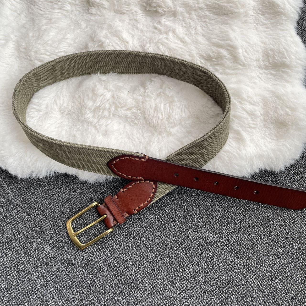 编织牛皮时尚潮流百搭男女腰带复古原创情侣皮带欧美牛仔裤皮带