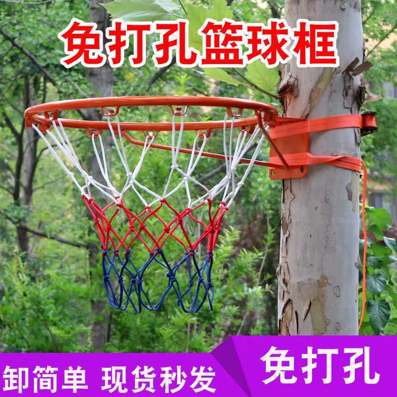 篮球框标准篮球架投篮壁挂式成人儿童户外室内外篮圈家用篮筐简易图片