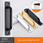 门窗免打孔表面安装 拉手推拉门推拉门窗木门阳台门铝合金玻璃门小