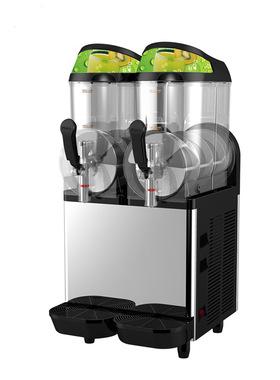 XC224雪融机商用双缸果汁机饮料机雪泥机冷饮机冰沙机雪粒机