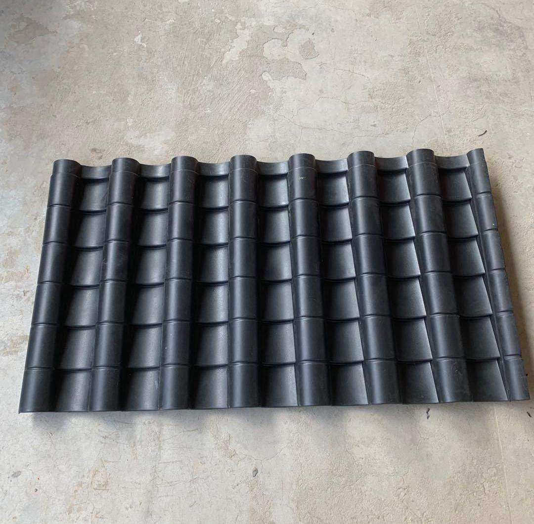 檐假琉古头四屋顶院小青瓦水小青瓦合滴饰建压仿古瓦e围墙装顶