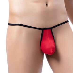 CLEVER-MENMODE男士时尚性感丁字裤透气细网内裤欧美内衣现货