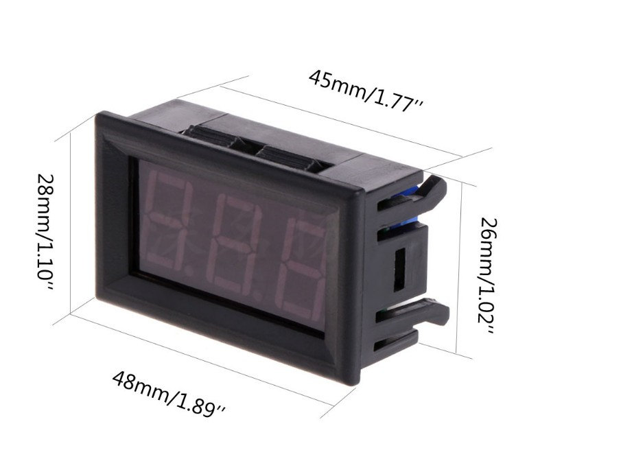 。5V12V24V通用嵌入式数显温度计LED数码管显示测水温鱼缸温度表属于什么档次？