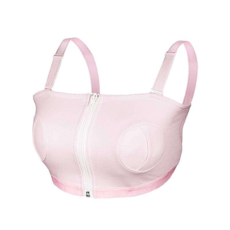 睿莉免手扶哺乳内衣2件装 贝瑞克吸奶器免手扶文胸单双边睿丽内衣