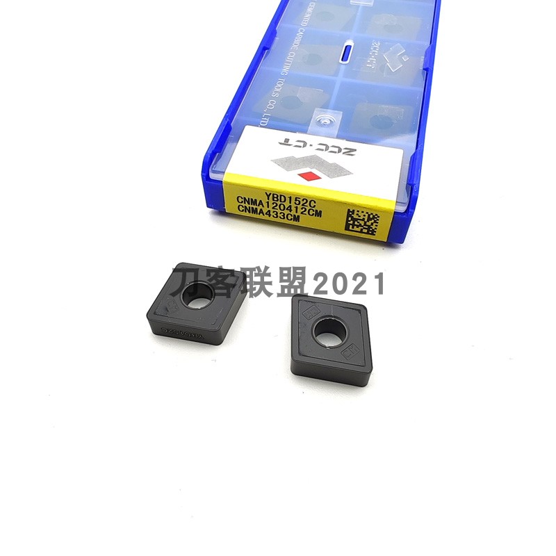 株洲钻石菱形数控刀片CNMA120412CM YBD152C 铸铁专用 特价