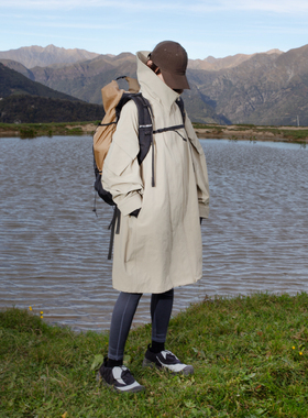 UPON PRO休旅系列   户外软壳中长款外套 男女同款