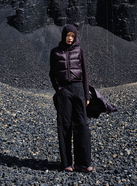 【轻量羽绒】UPON PRO轻户外白鹅绒马甲量感羽绒马甲女绗线鹅绒