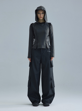 UPON PRO 连帽造型修身弹力瑜伽运动上衣女