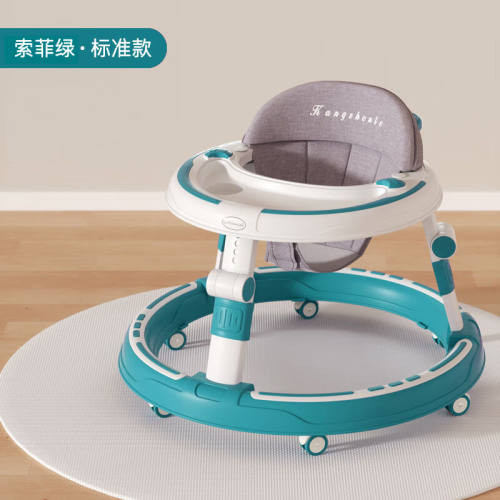 婴儿学步车防O型腿多功能防侧翻宝宝儿童男女孩6-18个月可坐可推