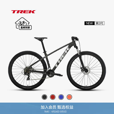 崔克（TREK）山地车MARLIN4轻量缓震碟刹内走线越野山地自行车黑