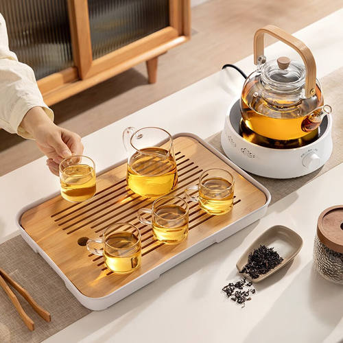 忆壶茶（YIHUTEA）茶壶玻璃煮茶壶可电陶炉加热全煮茶器家用烧水