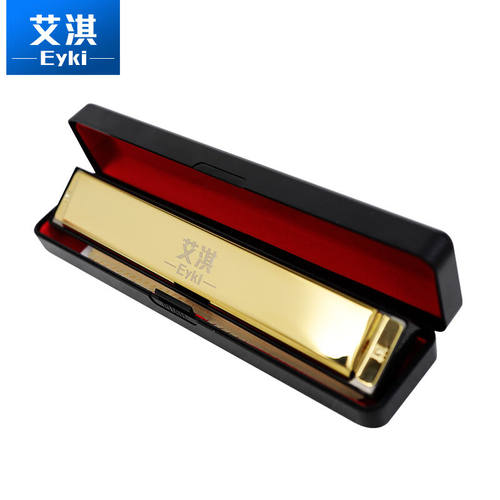 艾淇Eyki口琴24孔复音C调初学者学生儿童成人自学入门口琴乐器标